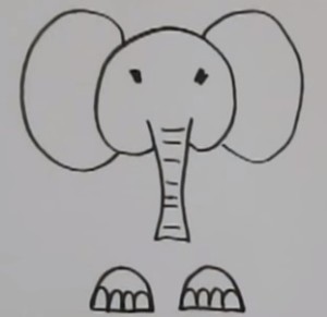рисуем слона