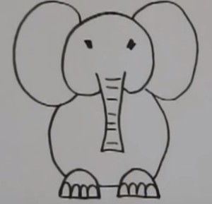 рисуем слона