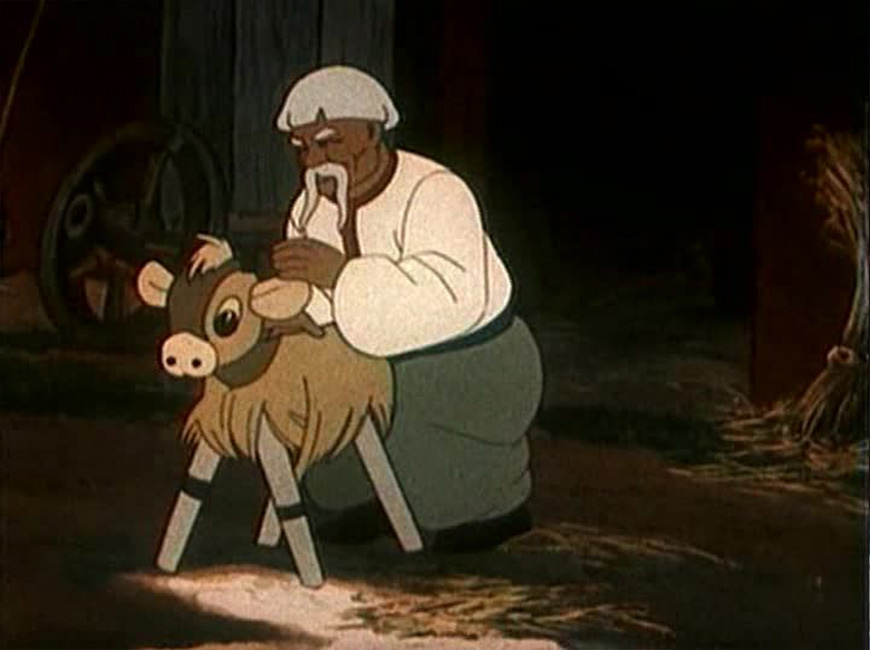Советский мультфильм Соломенный бычок