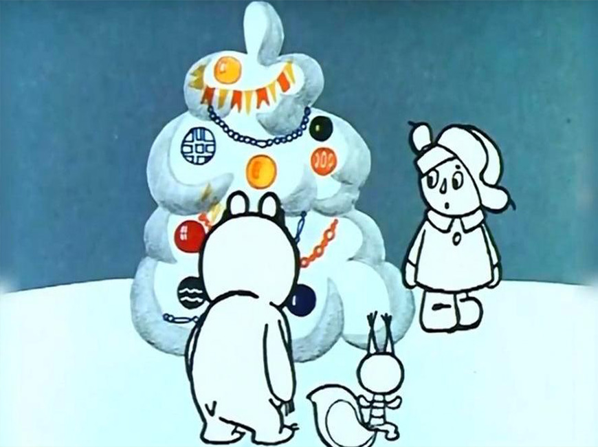 Советский мультфильм В лесу родилась ёлочка