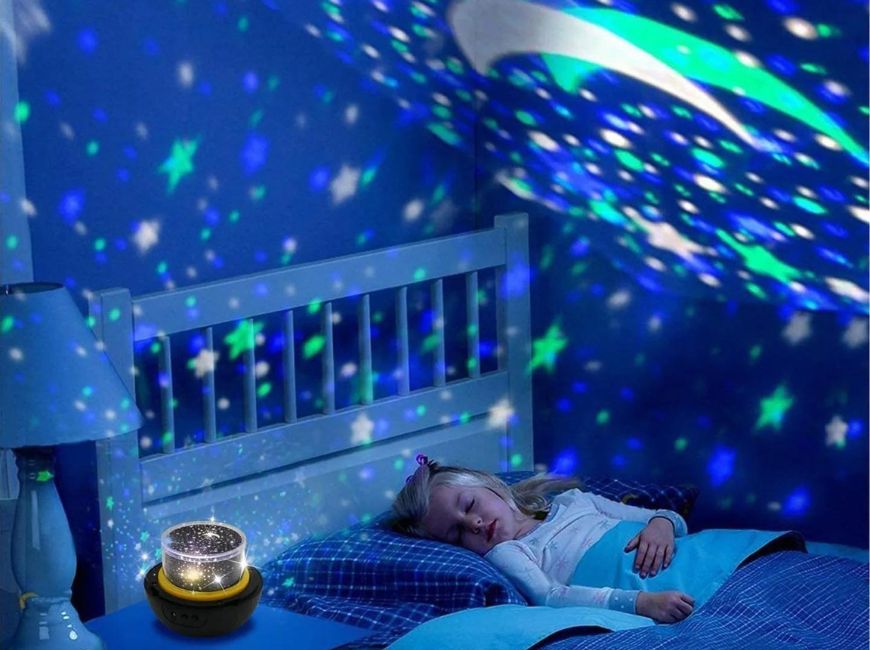 Подарок на Новый год ночник-проектор для ребенка